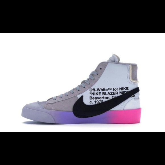 Nike Blazer Mid Off-White Wolf Grey Serena Queen - Picture 2 of 6
